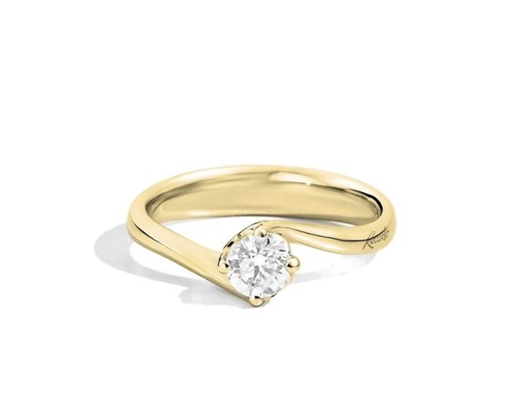 Anello Recarlo Donna Anniversary in Oro giallo Diamante 0.30 Ct R01SO195/G031-13 - R01SO195/G031-13